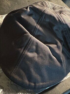 ililily Men Black Cotton Flat Cap Gatsby Newsboy Cabbie Vintage Hat Medium OS